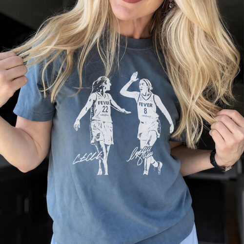 Caitlin Clark & Sophie Cunningham Unisex T-Shirt photo review